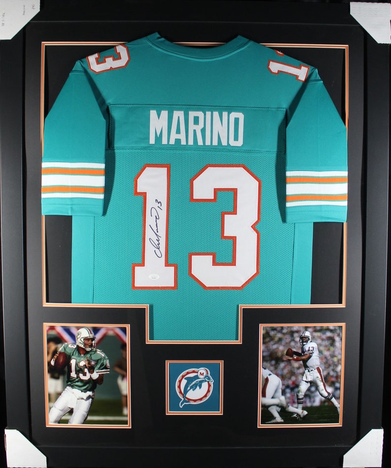 Dan Marino Signed LE Miami Dolphins NFL Record Breaker Mini-Helmet