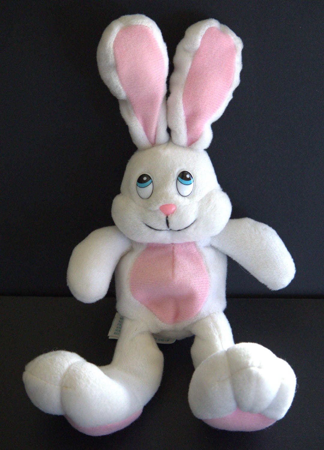 Trendmaster Rabbits Vintage TRENDMASTERS Big Feet Bunny Plush | 1997 Stuffed Rabbit Toy ...