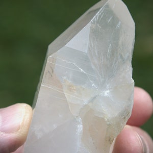 Natural Tibetan Quartz Crystal Point: Healing Stone, 3.5&quot;