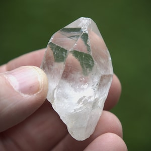 Authentic Tibetan Quartz Crystal: Chakra Healing Stone (1.75&quot; L)