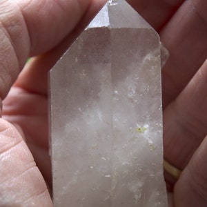 Natural Tibetan Quartz Crystal Point: Healing Stone, .4 oz, 1.75 inch