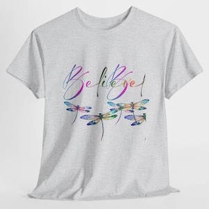 Dragonfly Graphic T-Shirt: Boho Nature Tee, Spiritual Insect Top