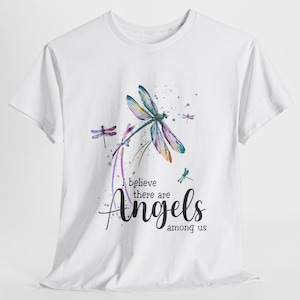 Dragonfly Graphic T-Shirt: Boho Nature Tee, Spiritual Insect Top