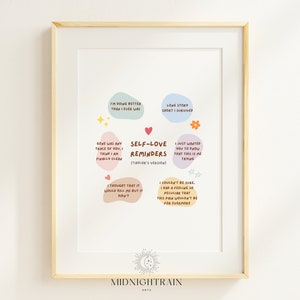 Self Love Affirmations Taylor Affirmation Print Taylor Merch Affirmation Poster Taylor Wift Self Affirmation Print Taylor Lyrics Print