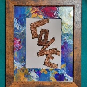 8X10&quot; framed LOVE Seed Art