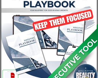 Manual Ejecutivo 2026 / Guía Estratégica para Pequeñas Empresas / Plantilla de Planificación Corporativa / Seguimiento de Objetivos de Liderazgo