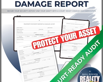 Informe de incidentes y auditoría de daños a la propiedad (descarga digital)