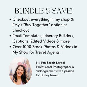 WDW Travel Agent Social Media Videos, Reels & Tiktoks, Vertical Videos for Travel Planners, WDW Travel Agent Templates, Social Media Manager image 5