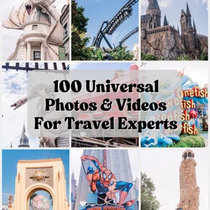 Universal Travel Agent Templates, Social Media Templates, Travel Agent Instagram, Orlando Theme Parks, Canva Templates, travel agent flyers
