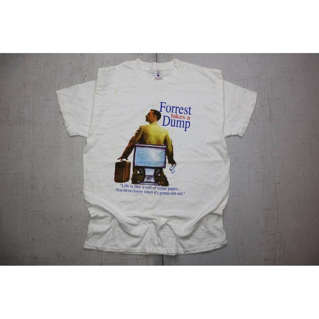 Forrest Dump 90s Forrest Gump L Tシャツ