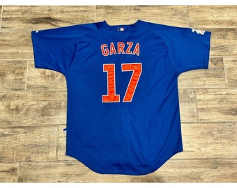 Matt Garza Maillot de baseball Majestic #17 des Cubs de Chicago, taille 52