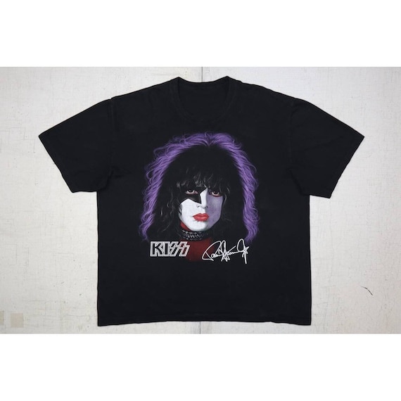 Vintage 90s KISS Paul Stanley BIG Face T Shirt Size 3XL