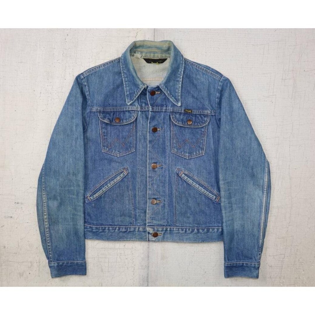 Vintage 1960s Wrangler Selvedge Denim Jacket Button Down