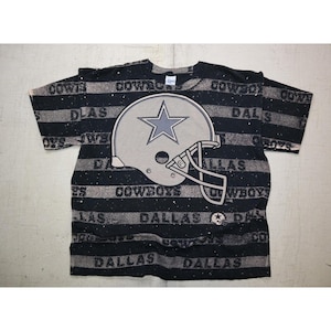 Vintage 90s NFL Dallas Cowboys 1997 All Over Print T Shirt Size 2XL Made In USA