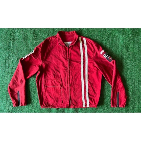 Racing shop stripe jacket