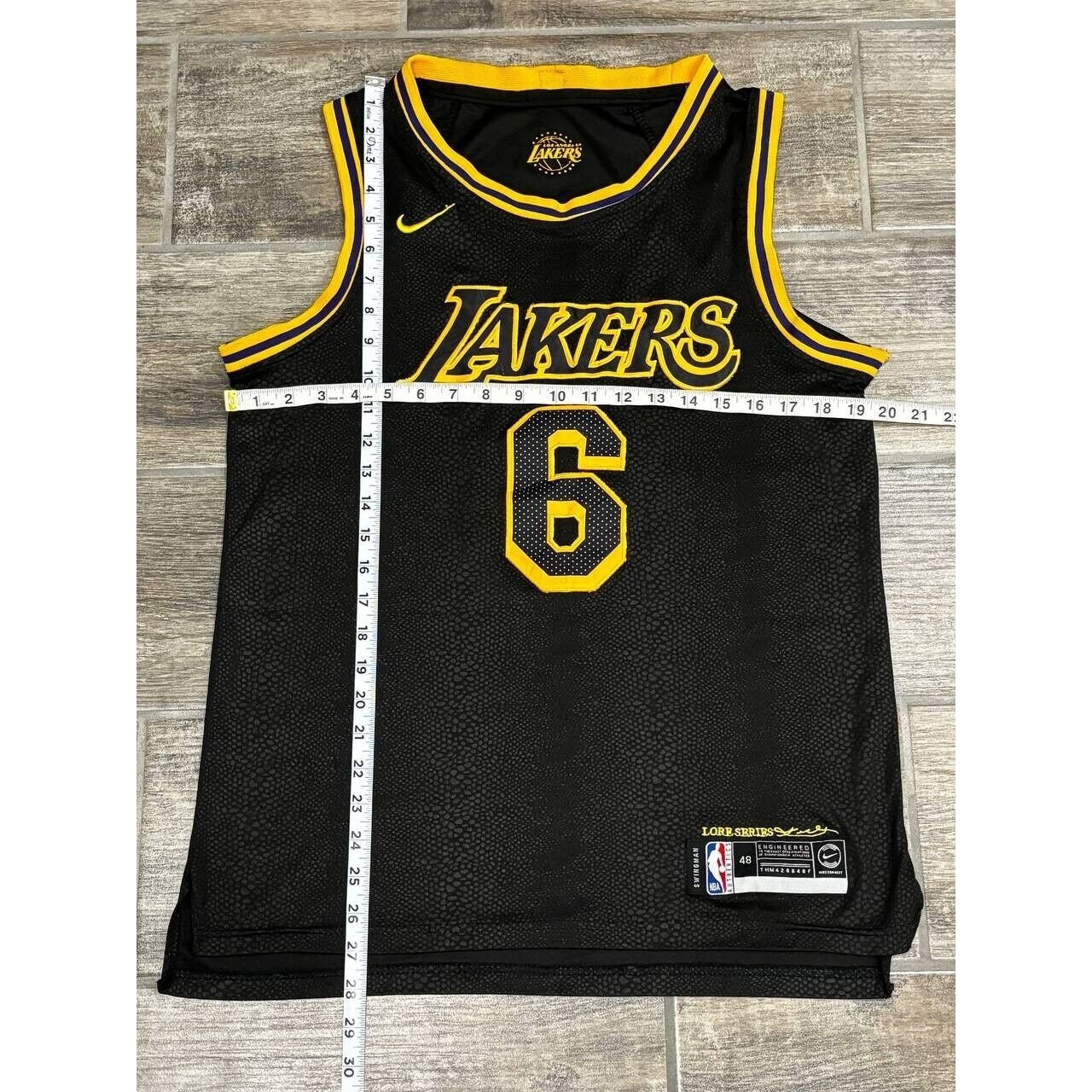 LeBron James 6 Los Angeles Lakers Black Mamba Lore Series Nike Trikot Gr. 48 Etsy