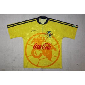 VTG 90s Club America Aguilas Soccer Jersey Mexico Bootleg Sz XL