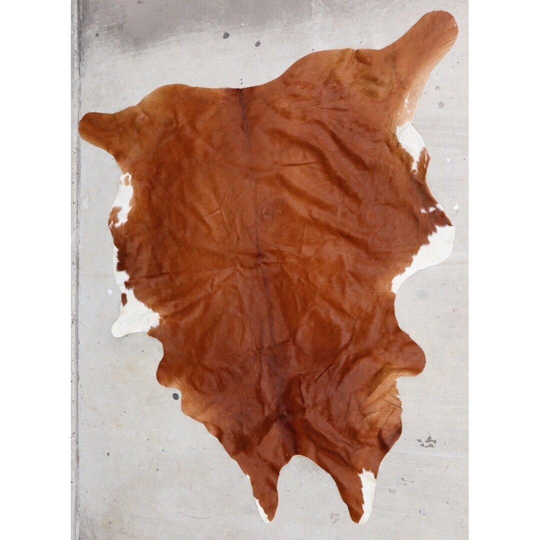 IKEA Koldby Brown Backbone COWHIDE RUG Made in Argentina Whole Hide - Etsy