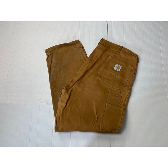 Vintage Carhartt 62w Double Knee Canvas Carpenter USA Pants - Etsy