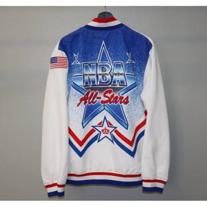 NBA ALLSTAR ジャケット Starter Men's NBA All Star Varsity Satin Jacket