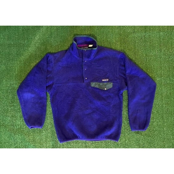 Vintage Patagonia Jacket Snap T Fleece Pullover B… - image 1