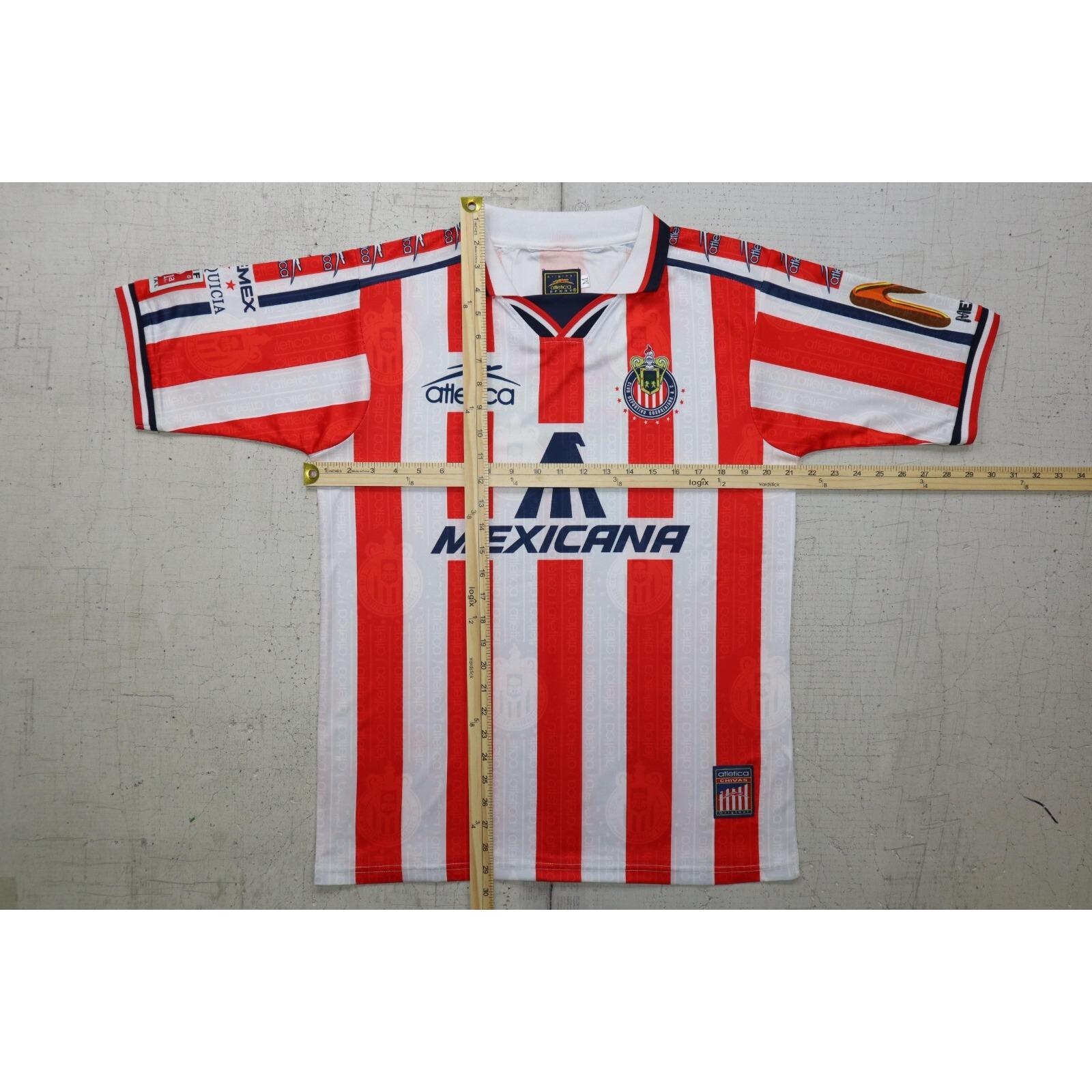 希少 90s vintage Guadalajara soccer jersey Vintage Club Deportivo Guadalajara Chivas Soccer Futbol