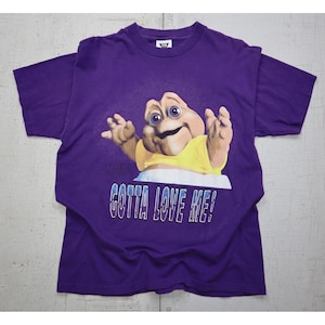 Vintage 90s Dinosaurs Tv Show Promo Tee Gotta Love Me Baby Sinclair Shirt Sz L