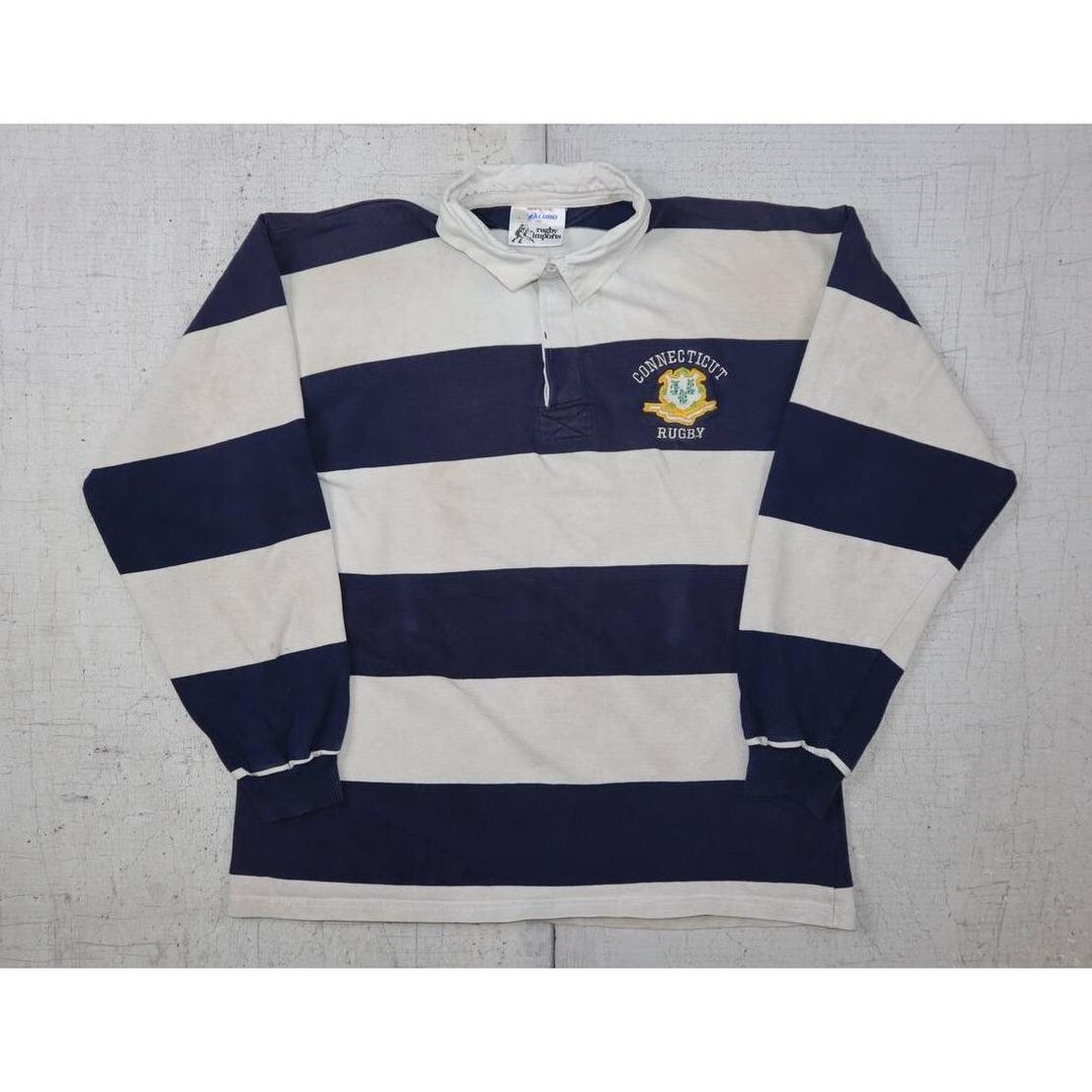 Maillot rugby F.F.R ÎLE DE FRANCE vintage années 90 HALBRO shirt 102 cm