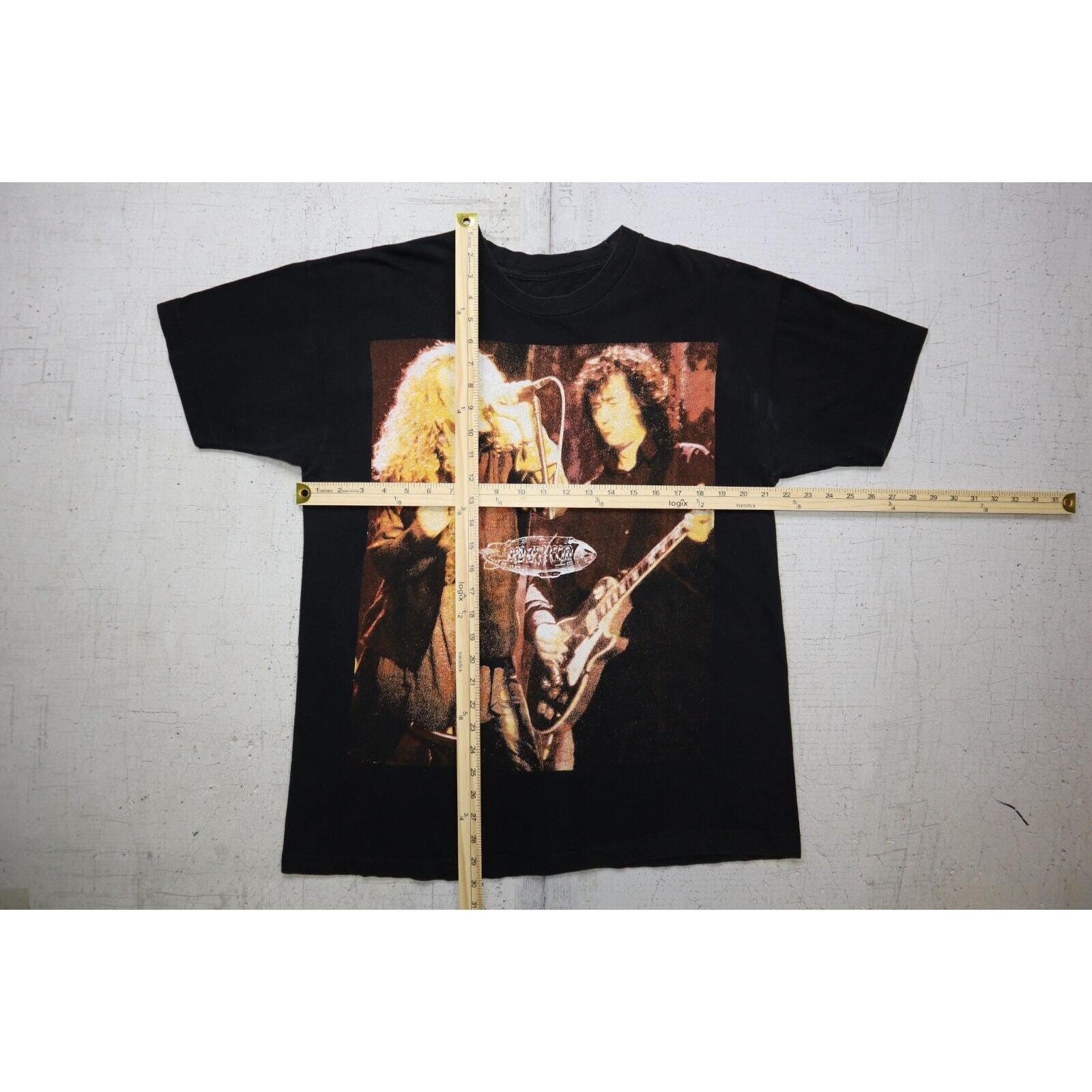 Vintage 90s Led Zeppelin Jimmy Page Robert Mexico Concert T