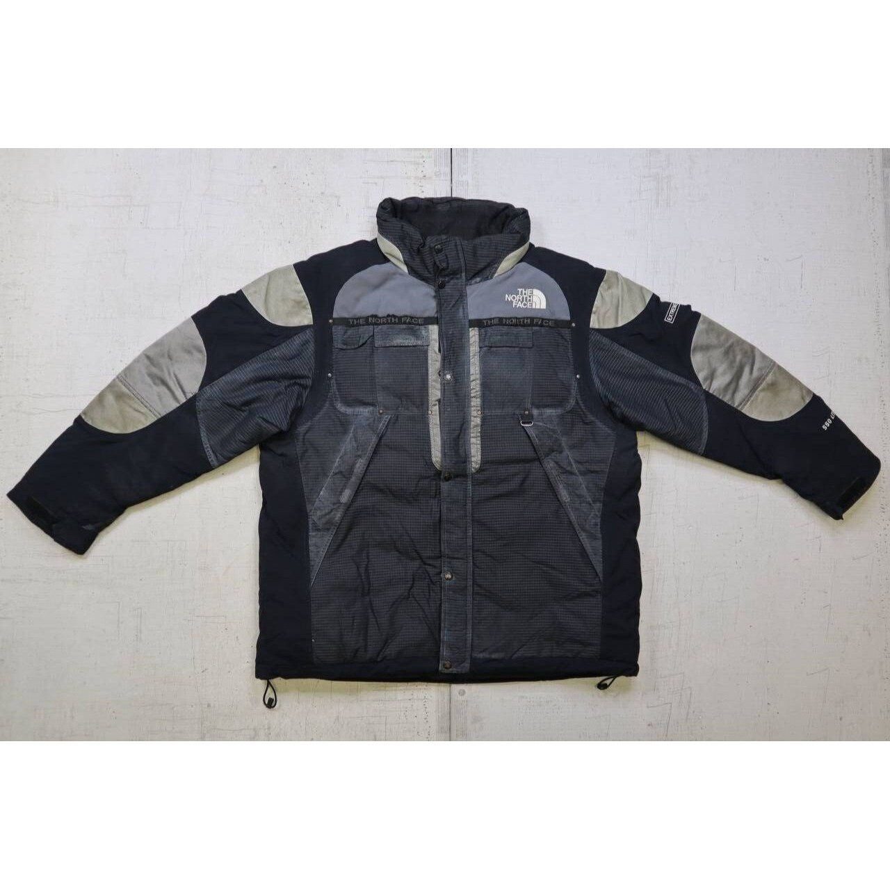 The North Face Parka Coat Extreme Gear 550 LTD Winter Jacket Black Sz XL
