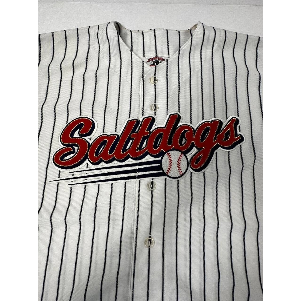 Vintage Lincoln Saltdogs Jersey Express Baseball Jersey Size