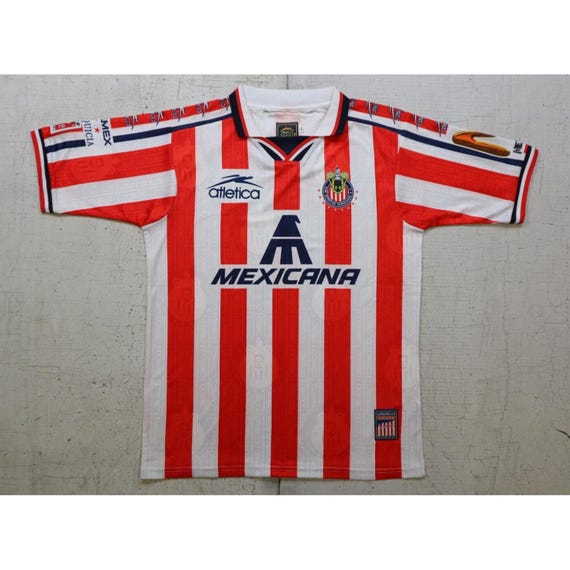 90s Chivas Guadalajara Home 1997 1998 Atletica Jersey Football