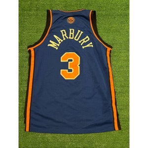 Custom Stephon Marbury 3# High School Basketball Jersey Sewn Blue