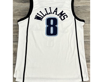 Deron Williams #8 Utah Jazz Domicile Blanc NBA Adidas Swingman Taille 48