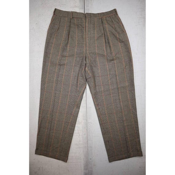 VINTAGE 70s Polo Ralph Lauren Pants Trousers Stripe Square