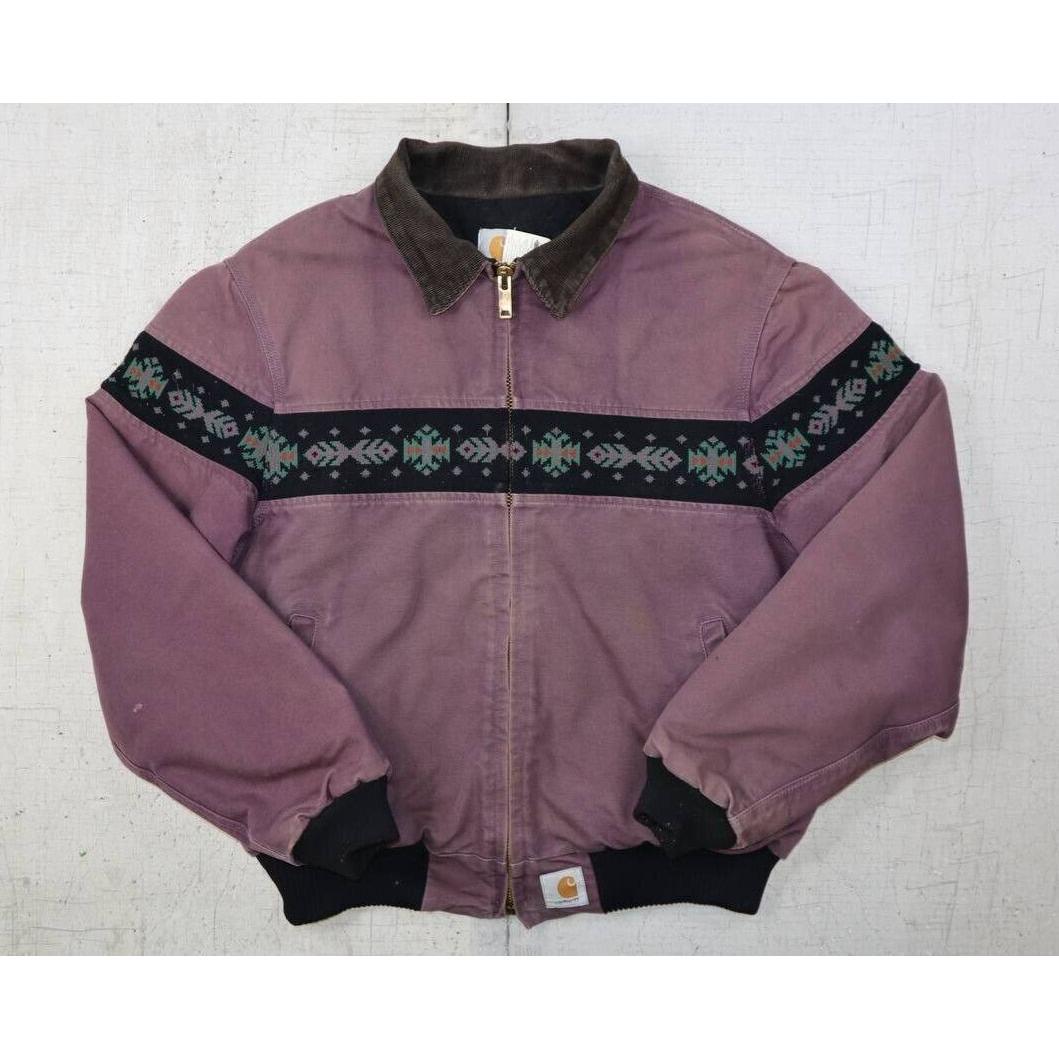 希少90's Carhartt Southwest NATIVE JACKET - メルカリ