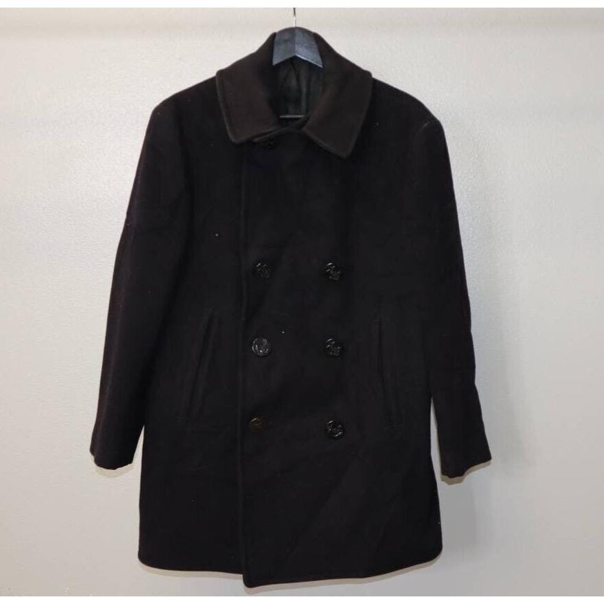10 Button Pea Coat - Etsy