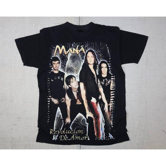 Vintage 90s Mana Revolución De Amor Tour Shirt XL Double