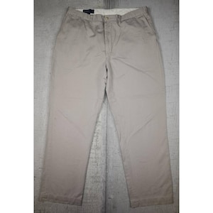 Polo Ralph Lauren Pants Classic Fit Beige Khaki Chino Trousers Preppy 38x32