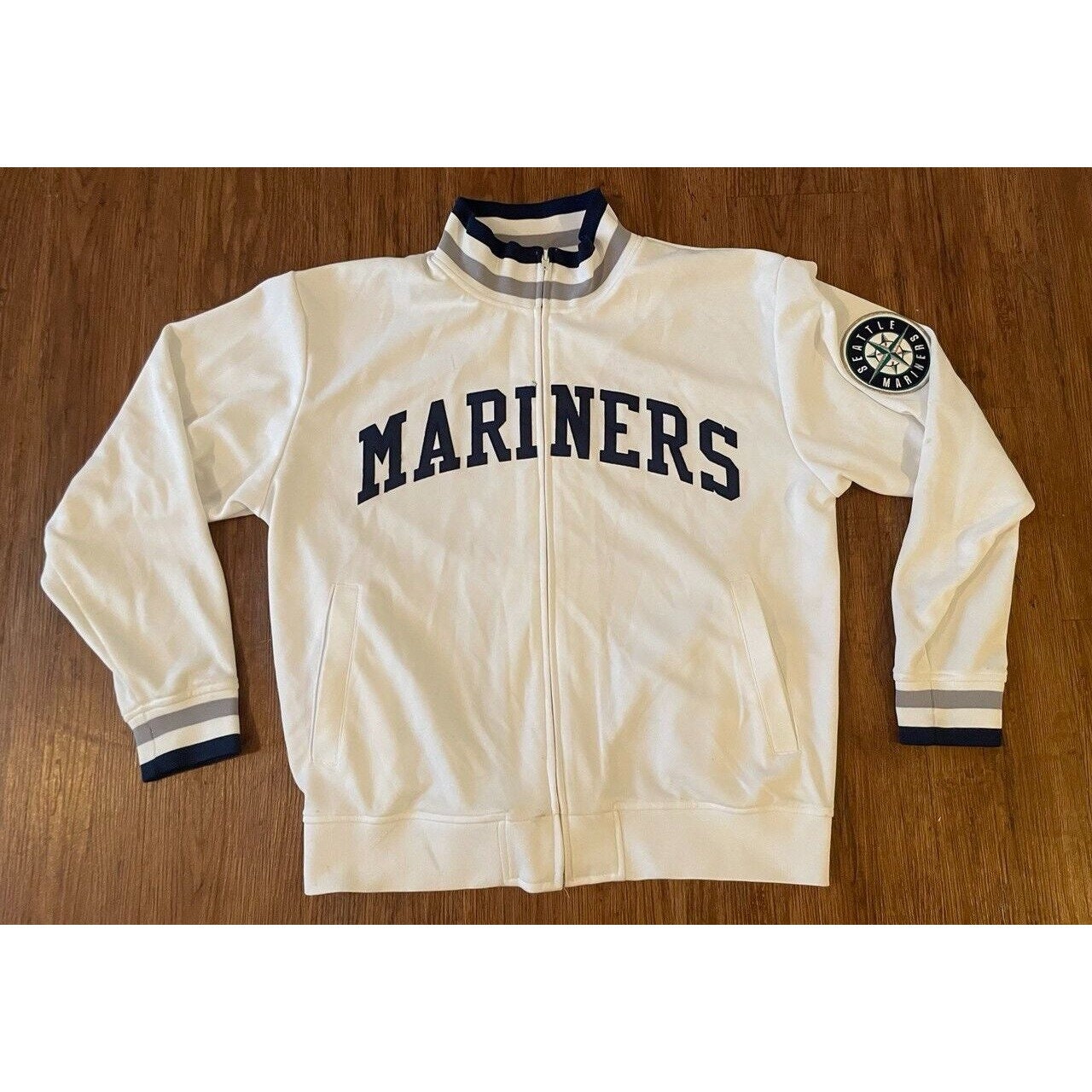 Men's Seattle Mariners Majestic White Home Cool Base Jersey