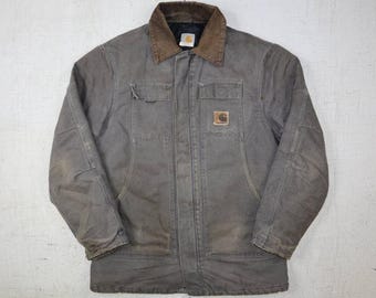ジャケット・アウター carhatt damage faded traditional jacket ジャケット・アウター carhatt damage faded traditional jacket