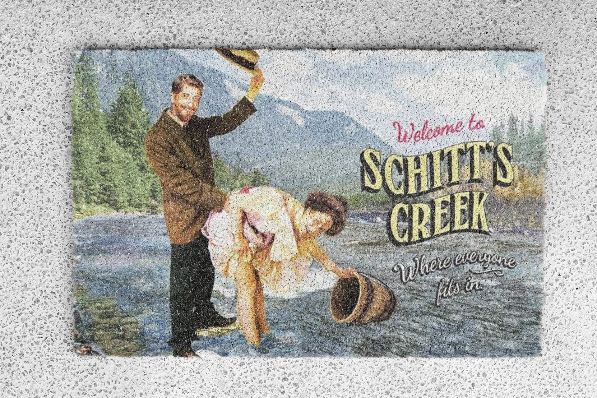 to Schitts Creek Doormat Funny Home Decor, Unique Idea for