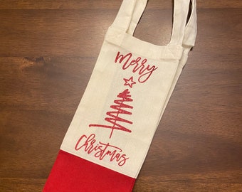 Christmas Wine Bottle Bag