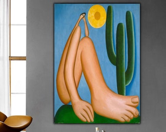 TARSILA DO AMARAL: 「A Cuca」。オリジナル展覧会ポスター