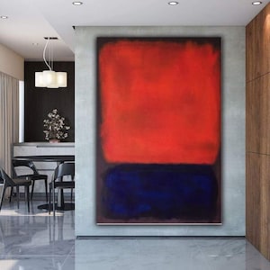 Mark Rothko No.14 1960 Druck, Mark Rothko Leinwanddruck, Mark Rothko Reproduktion Druck, Mark Rothko Abstrakter Druck, Moderne Leinwand Wanddekoration