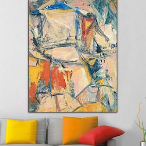 Willem De Kooning Wall Art, Interchange Canvas Print, Kooning ...