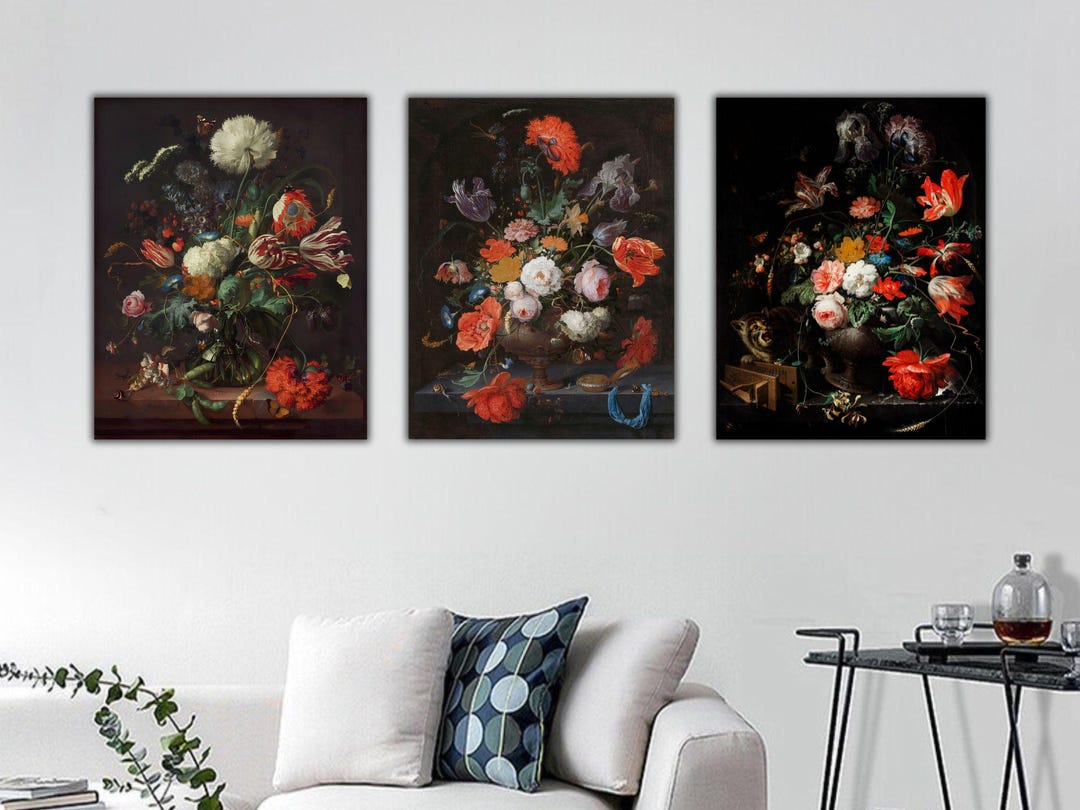 abraham-mignon-set-of-3-wall-art-still-life-with-flowers-and-a-watch