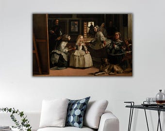 ほかの方発送×Velázquez【Las Meninas】複製画 File:Las Meninas, by Diego Velázquez, from Prado in Google