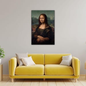 レオナルド・ダ・ヴィンチ - モナ・リザ (1503) - 古典絵画の複製