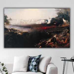 The Last Judgment by John Martin, The Last Judgment Wall Art, John Martin Canvas Print, John Martin&#39;s Canvas Wall Decor, John Martin Artwork
